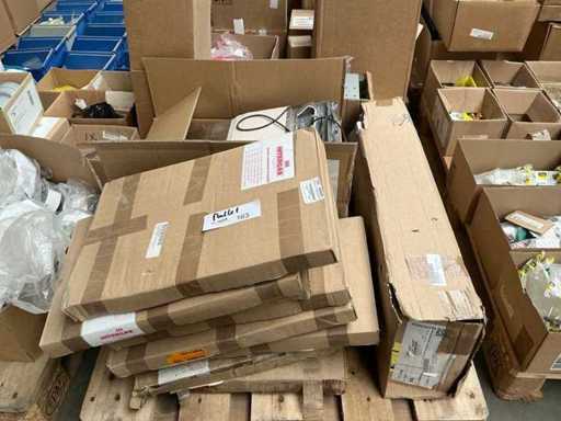 Batch of boiler parts and installation materials