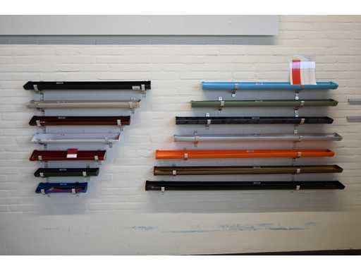 7-piece wall bracket including silicone wire (2x)