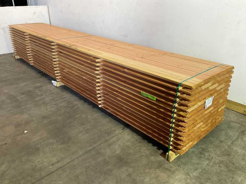 douglas plank zweeds rabat 500x19.5x1.2/2.7 cm (35x)