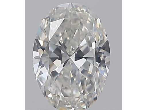 Diamant - 0.36 carat ovaal geslepen diamant (gecertificeerd)