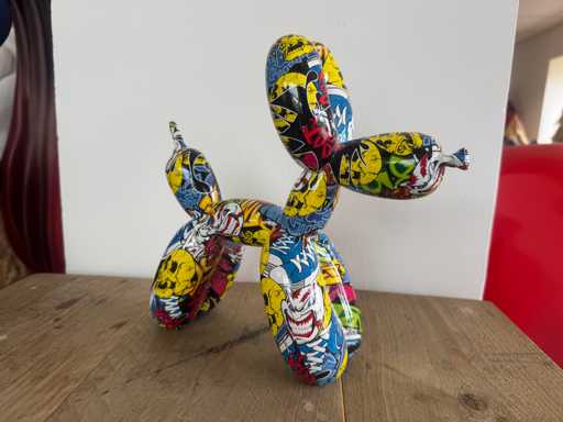 Balloon Dog Graffiti H24cm