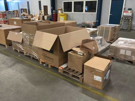 Verzameling verschillende sanitair