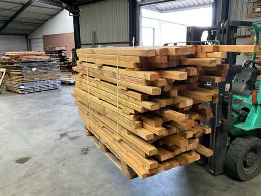 Lot de grinzi de pin 80-180x6,5x4,5 cm