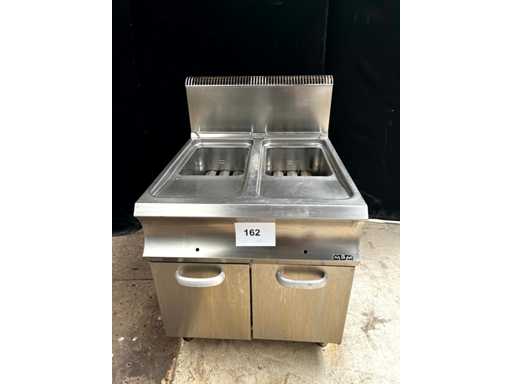 Cuocipasta a gas MBM – doppio serbatoio, capacità 60–80 l