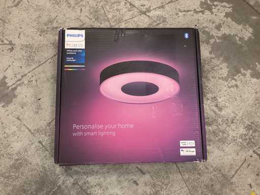 Philips Hue Infuse Plafondlamp - Zwart - 38cm