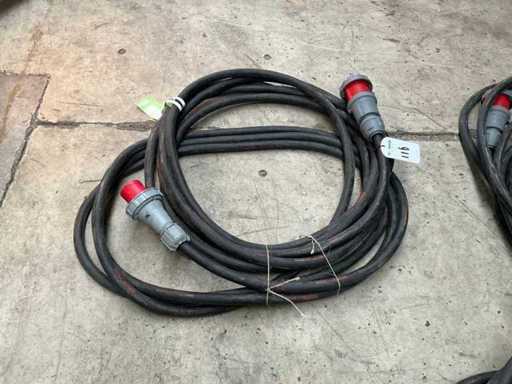 Krachtstroom verlengkabel 63Amp