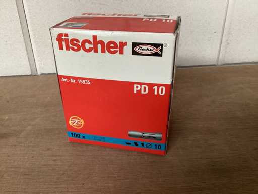 Fischer PD10 plate plug 10x28 mm (20x)