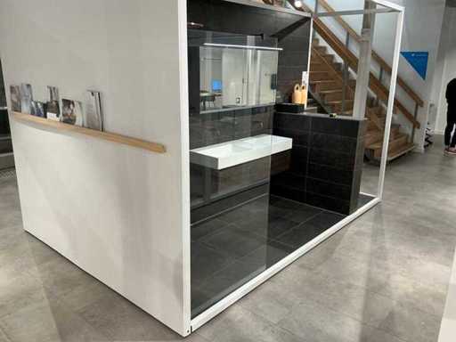 Radaway - Modo negru nou - Perete de duș 200 x 100 cm