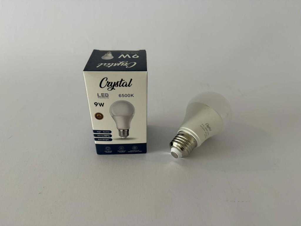 Crystal - 9W - Lampadina LED 100 pezzi Confezione nuova e originale
