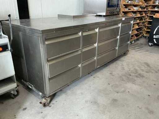 Stainless steel work table