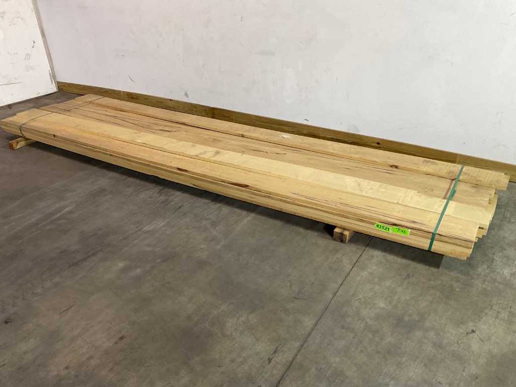 wit afrikaans eikenhouten plank fraké 420x20x2.5 cm (26x)