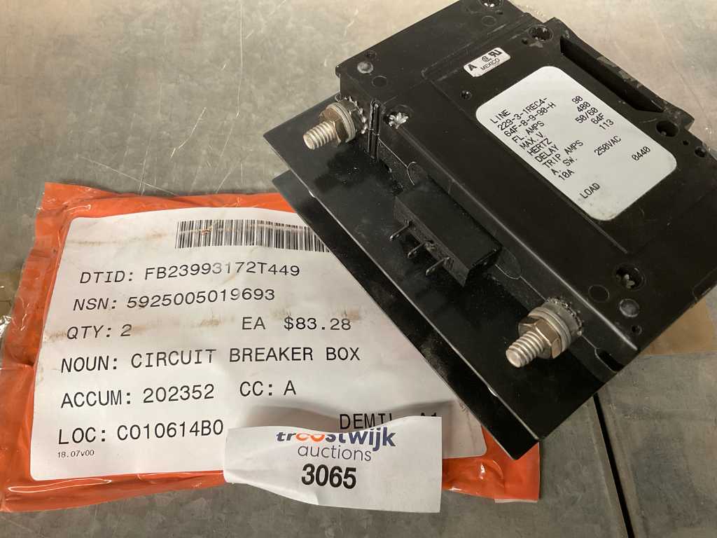 Circuit breaker box (2x)
