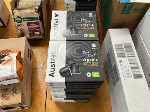 Căni de cafea organică Australian Dark Roast Party