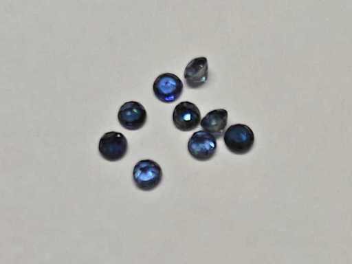 9-Natuurlijke blauwe saffier-0,6 Cts