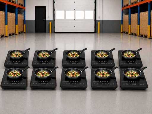 Electric Hotplate - 1-burner freestanding (10x)