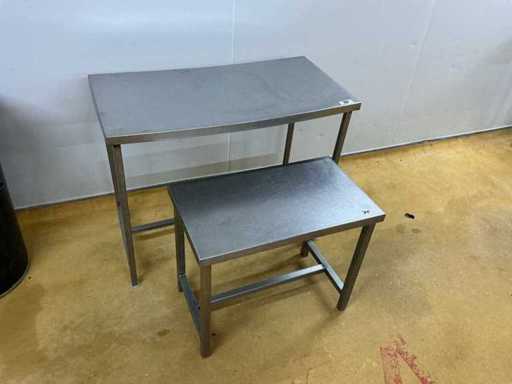 Edelstahltische (2x)