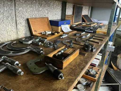 Assortment of measuring equipment