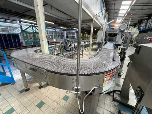 Savime 420mm Förderband vom Case Packer zum Spiralelevator – Leitung 1 