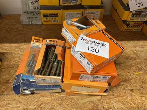 7 dozen ankerbouten; keilbouthulzen