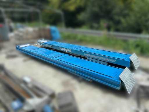 RAVAGLIOLI RAV650.5 SI Scissor Lift with Articulated Play Tester and Free Lifter 