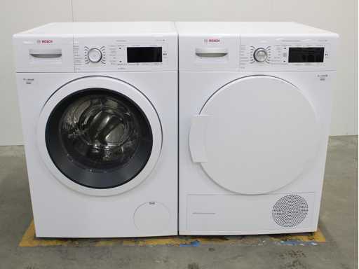 Serie Bosch|8 Lavatrice VarioPerfect & Serie Bosch|8 Asciugatrice a condensazione autopuliente