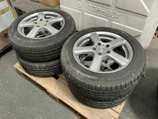 Enzo / Pirelli Sottozero Band op aluminium velg (4x)