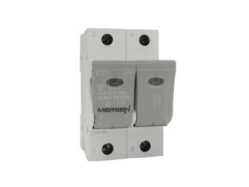 Mersen 63A 2-Pole Power Switch Disconnector Fuse for Marine Electrical Installations - J1012606B