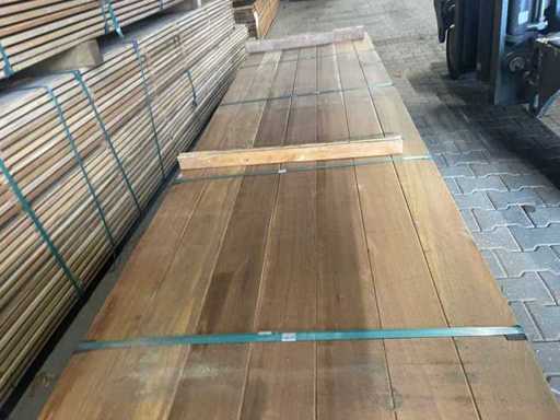 Guyana Ipé - Planed Plank - 3650-3950x140x21mm (68x)