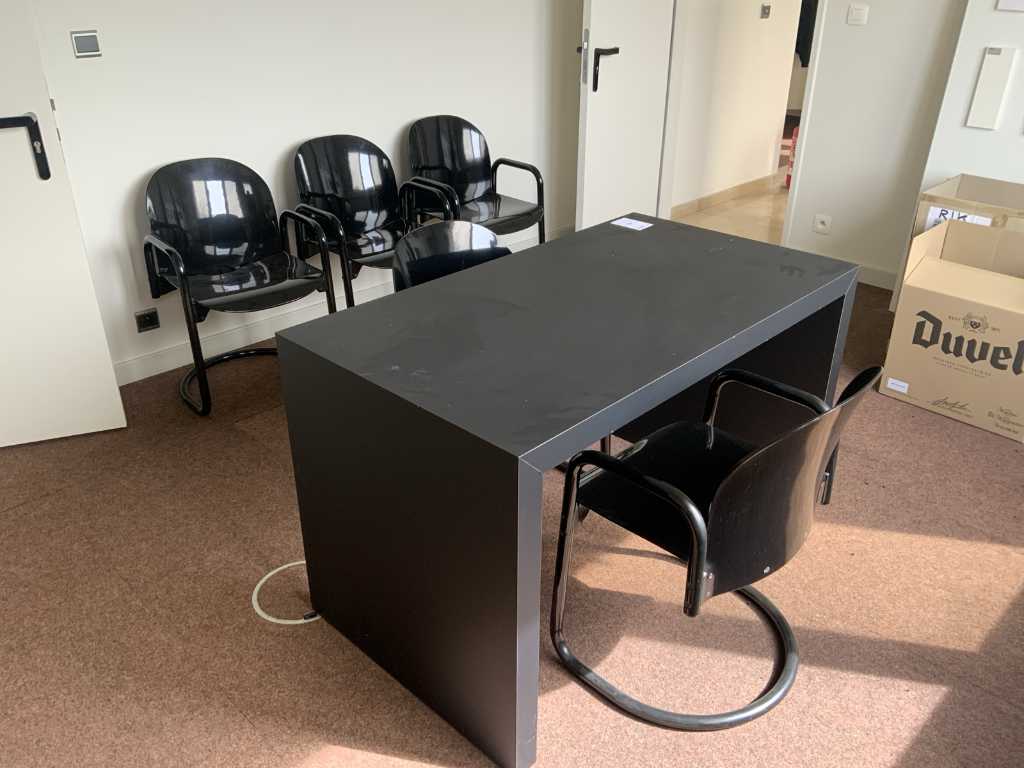Desk with 5 chairs