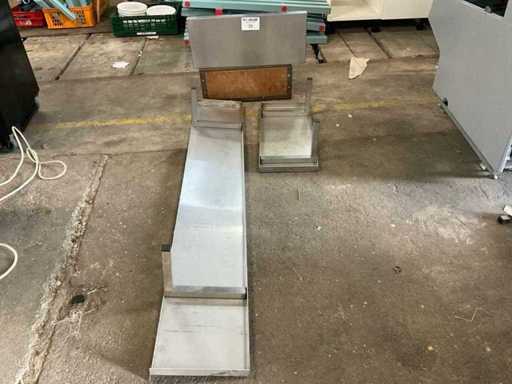 Półki kuchenne ze stali nierdzewnej (3x)