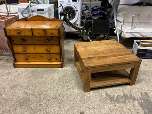 Comò + tavolino da caffè