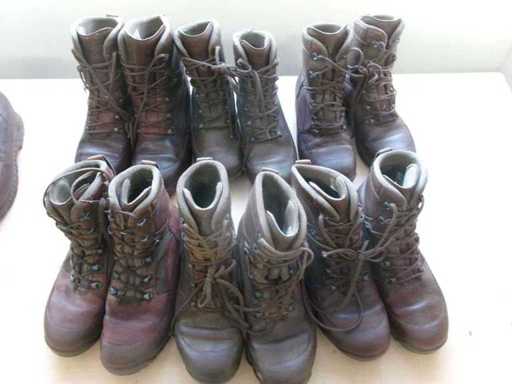 Buty bojowe Haix High Liability Combat Buts, częściowo uszkodzone (R15) (10x)