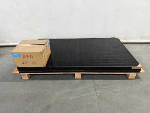 Longi - set of 3 solar panels - AEG 1.0 inverter