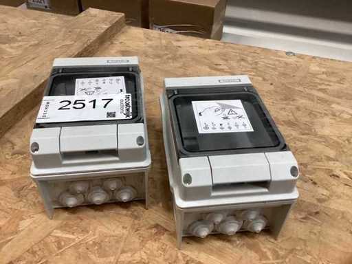 2 Stück Hensel Wandverteilerkästen klein neu ungebraucht