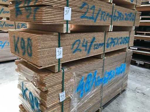 OSB sheets 12mm 675x2050mm (24x)