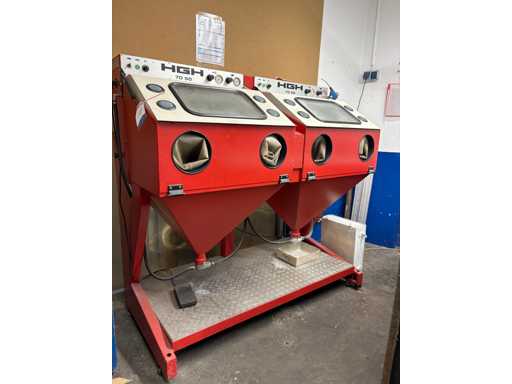 Macchina portatile per sabbiatura HGH 7050 DUO