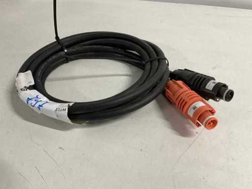 batterij kabelset inclusief connectors 35MM 225 cm