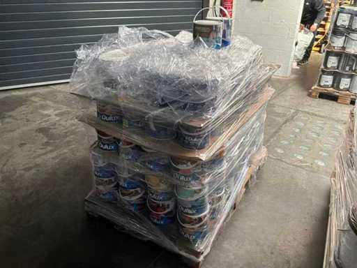 Muri e soffitto dei vasetti di vernice Dulux (120x)