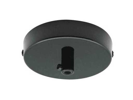 (175x) Plafondkap Zwart - 1 aansluiting - 15 cm