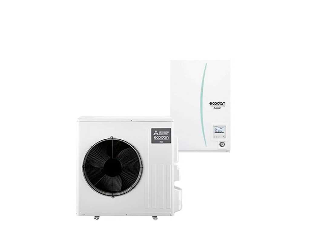 Heat pumps, indoor and outdoor units from Mitsubishi and Panasonic