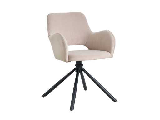 Colenis - Roma Eetkamerstoel - set van 50 - Beige - Velvet - Fluweel - Design - Industrieel - Metalen poten