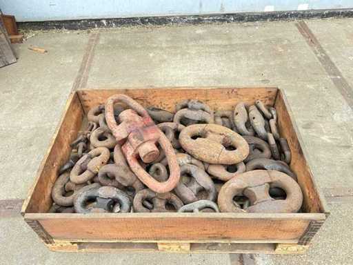 Batch of heavy lifting equipment