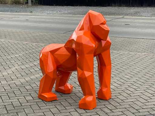 Gorille Origami H130cm Orange