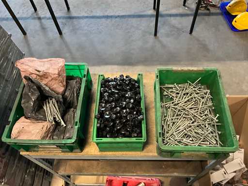 Partij bevestigings materiaal