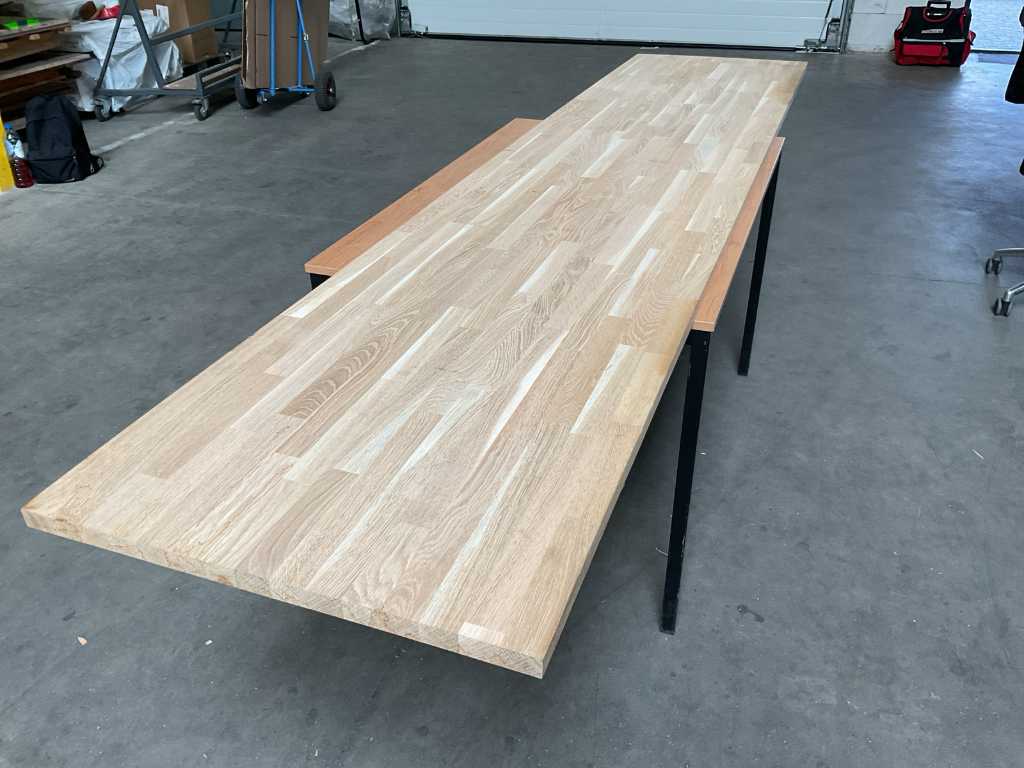 Continuous slats Worktop 300 cm