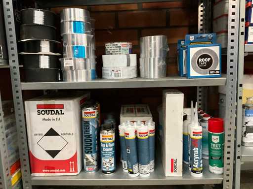Batch of tape, sealant and miscellaneous