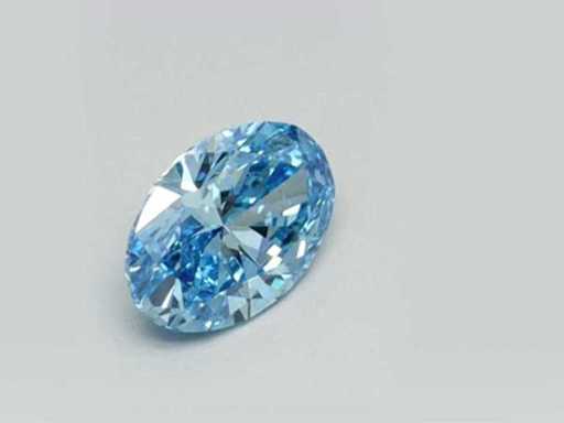 1.98 Ct Oval Cut Light Blue topaz– Glacier Blue