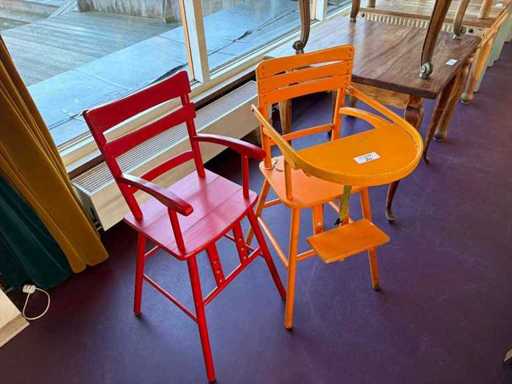 Kinder eetstoel (2x)