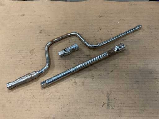 Encliquetable Différentes pièces de jeu de douilles