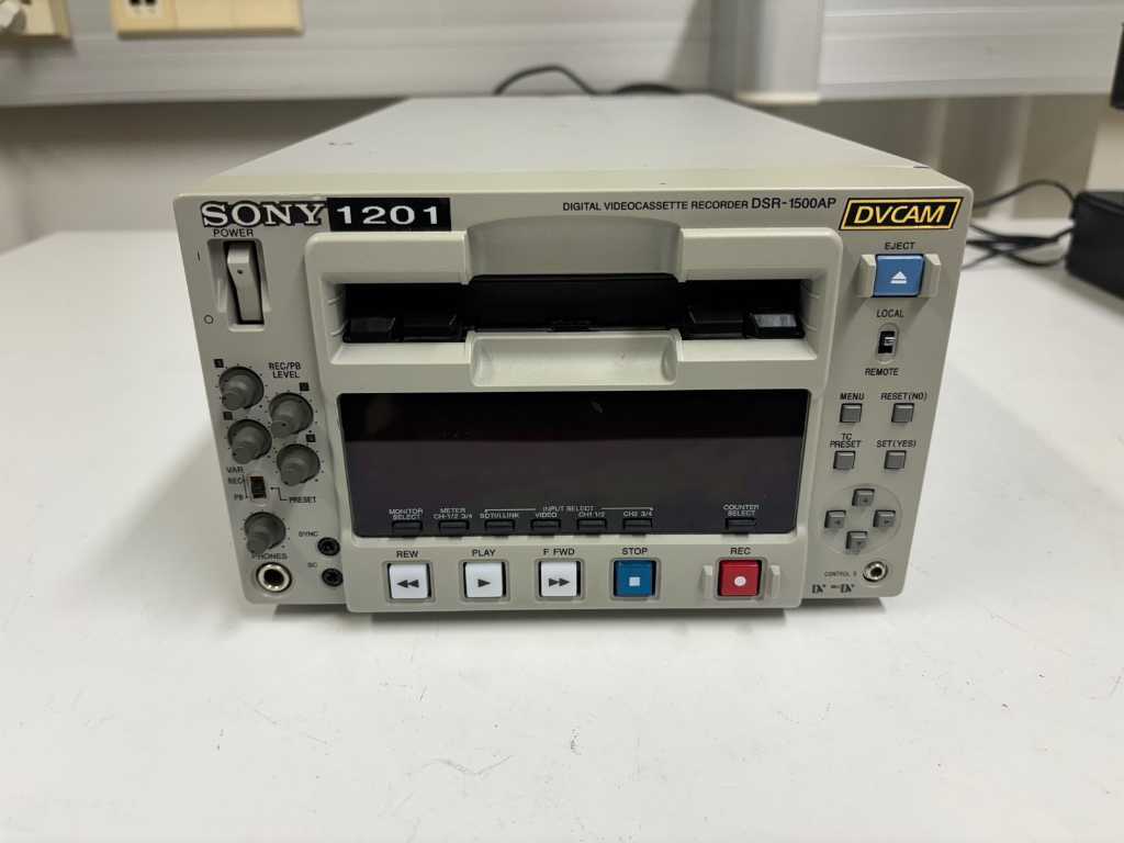 Videobandspelare Sony DSR-1500AP